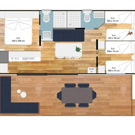 Estivo Premium Deluxe Mobile Homes On Del Sole Village * Iseo